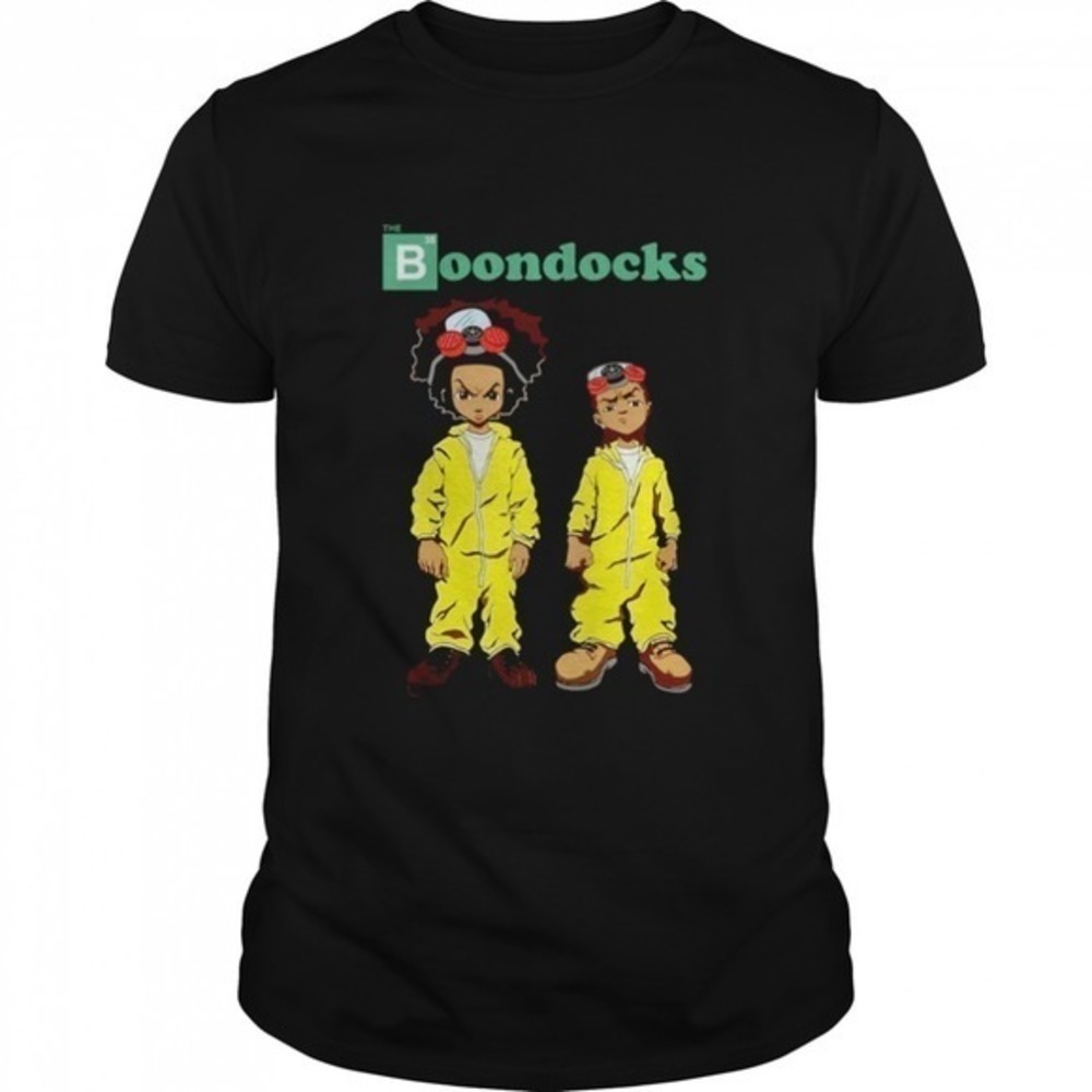 The Boondocks Breaking Bad Parody Funny Crossover Graphic T-Shirt